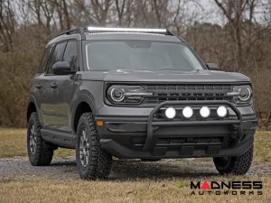 Ford Bronco Sport Front Bull Bar w/ 20" Chrome Series LED Light Bar